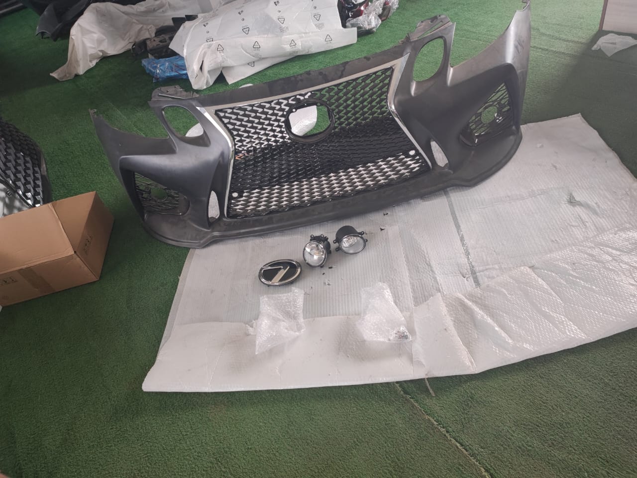 Upgraded front bumper GS350